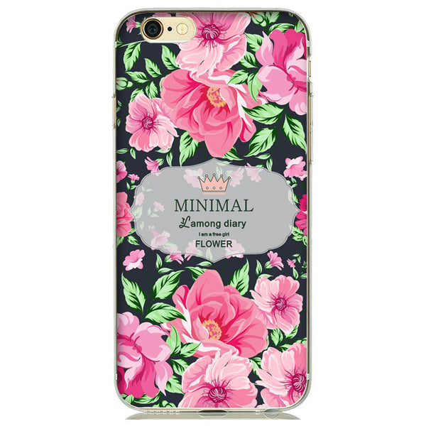 Beautiful Floral Flower Girls Phone Case Soft Silicone