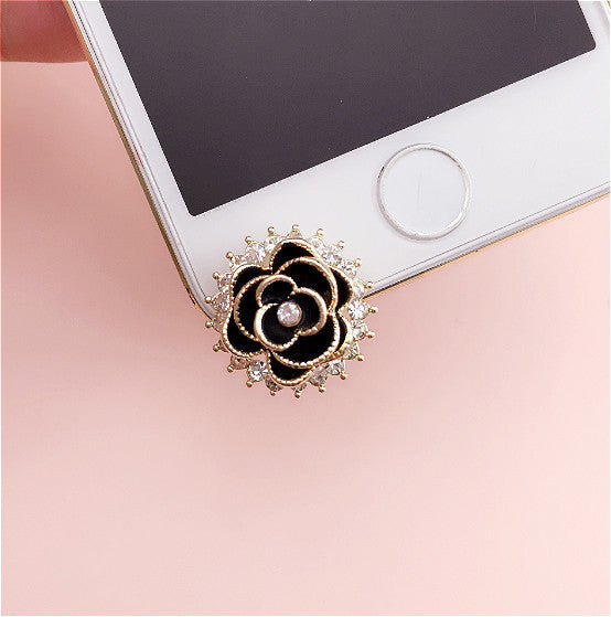 Front Anti Dust Plug Exquisite Diamond Flower