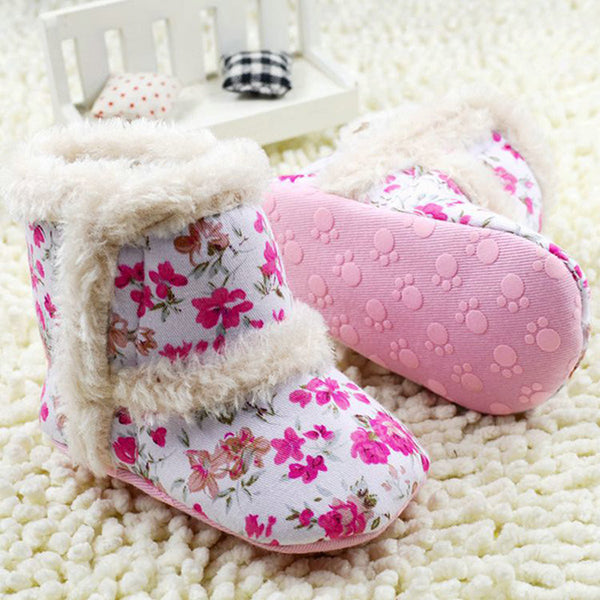 Toddler Baby Girl Flower Floral Print Baby Shoes